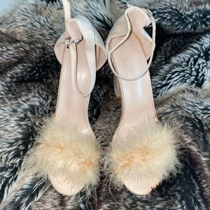 Nude Fluffy/Fuzzy Heels